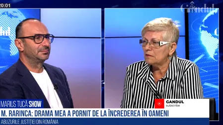 VIDEO | Mariana Rarinca: „Drama mea a pornit de la încrederea în oameni. Am avut și ghinionul să angajez o avocată care nu m-a apărat”