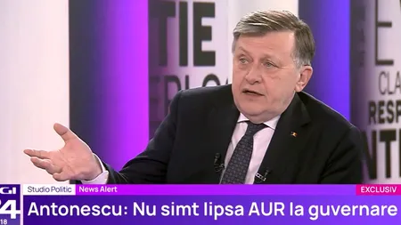 Crin Antonescu este de părere că AUR nu este un partid pro-european: „Simion și Gavrilă vor fi principalii mei ADVERSARI”