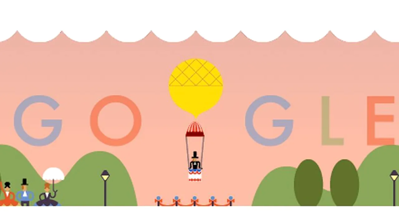 ANDRE JACQUES GARNERIN și primul salt cu parașuta. Google Doodle la 216 ani de la un moment istoric