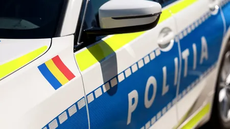 INTERVENȚIE în forță a polițiștilor din Arad. Bărbat AGRESIV, încătușat după ce a amenințat trecătorii cu un cuțit