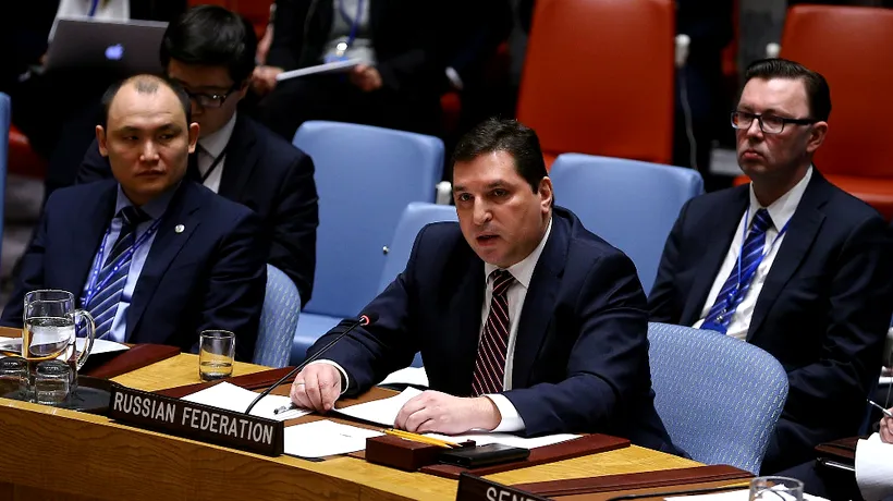 Rusia a blocat, la ONU, proiectul de rezoluție care condamnă atacul chimic din Siria
