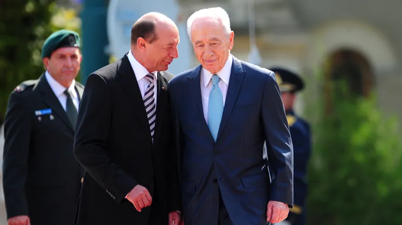 Shimon Peres, obligat să justifice cheltuielile pentru întâlnirile oficiale. Traian Băsescu, printre șefii de stat pentru care au vizitat Israelul