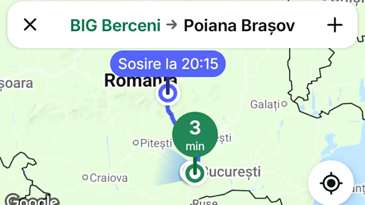 Un client a comandat un BOLT din București în Poiana Brașov. Cât a plătit pentru cursa de 191 km