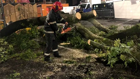 O furtună puternică s-a dezlănțuit, duminică seara, în Cluj. Nu au fost victime, dar pagubele materiale sunt însemnate (FOTO-VIDEO)