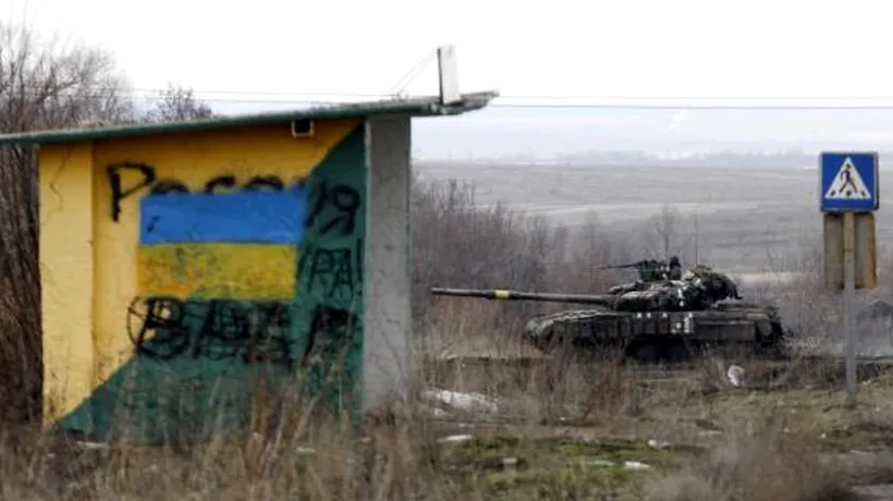 Kievul și rebelii proruși au convenit să înceteze focul la Debalțeve începând de vineri dimineață