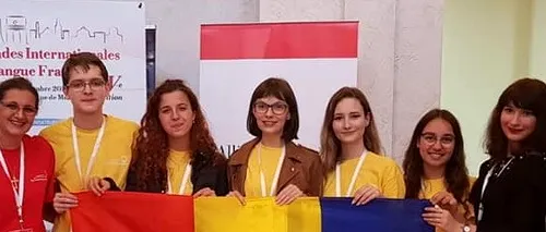 România pe podium: Elevii au obținut nouă premii la Olimpiada Internațională de Limba Franceză - FOTO 