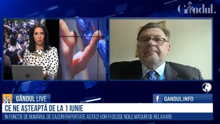 GÂNDUL LIVE. Alexandru Rafila: Nu avem o creștere efectivă a numărului de cazuri. / Dacă trendul continuă, probabil se poate trece la o altă etapă a măsurilor de relaxare