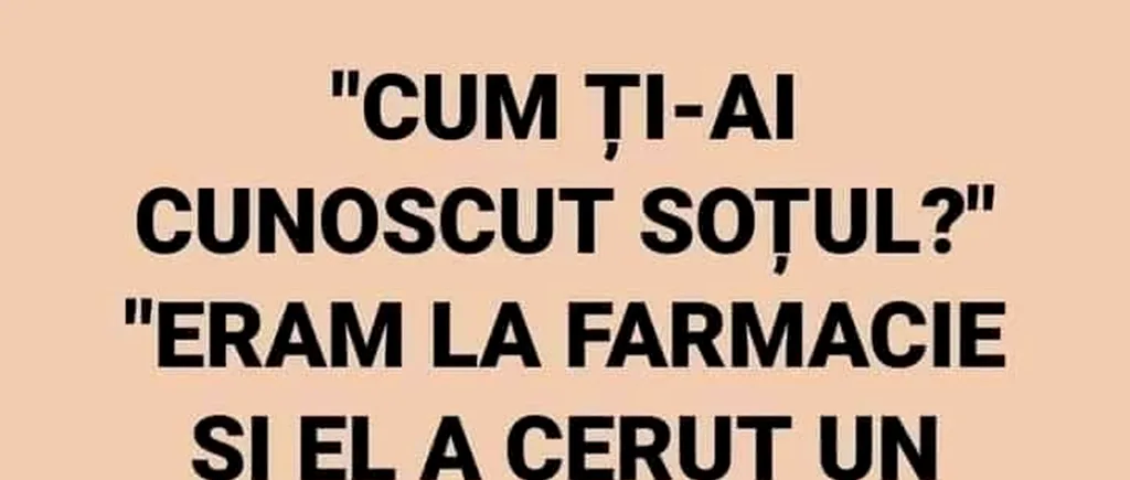 BANCUL ZILEI | Cum ți-ai cunoscut soțul?