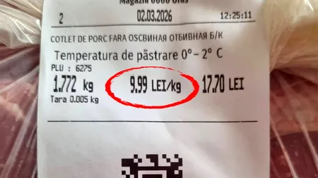 Supermarketul din România în care 1 kg de cotlet de porc costă doar 9.99 lei. Reacția APC