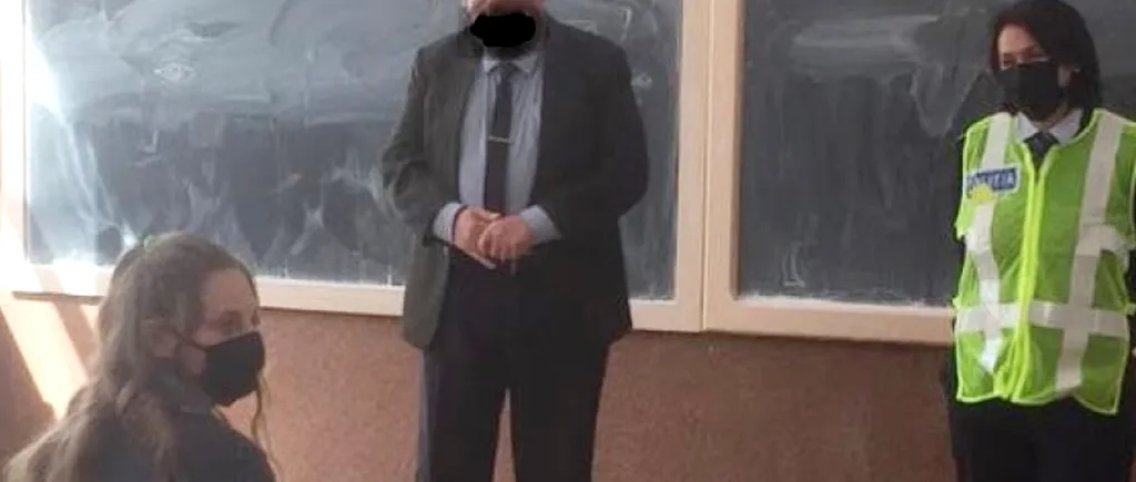 Fotografie trucată, într-un comunicat al IPJ Suceava privind o acțiune în școli: Un profesor fără mască apare cu ea desenată pe calculator!