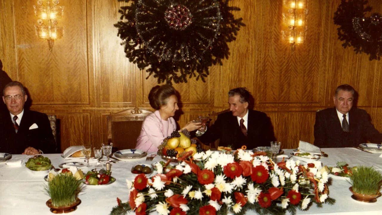 Ce avea Ceaușescu pe masă în noaptea de Revelion