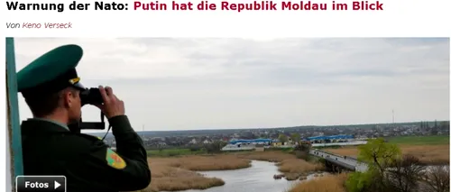 Der Spiegel: Putin a pus ochii pe Republica Moldova