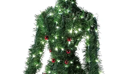 O nouă invenție de Crăciun: bradul-rochie