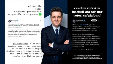 Nicușor Dan, atacat de propriii susținători, după mulțumirile către Netanyahu: „A început mandatul făcând plecăciuni în fața unui criminal de război”