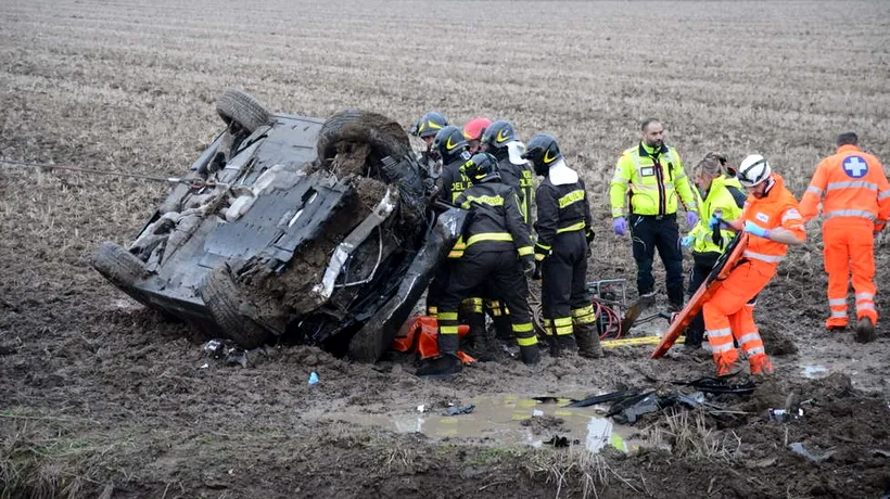 Patru români au murit într-un accident rutier produs în Italia