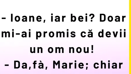 Bancul de vineri | Ion și băutura