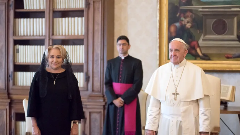 Precizarea Bisericii Catolice după ce premierul Dăncilă a anunțat că Papa Francisc vine în România la anul. Ce s-a discutat, de fapt, la Vatican