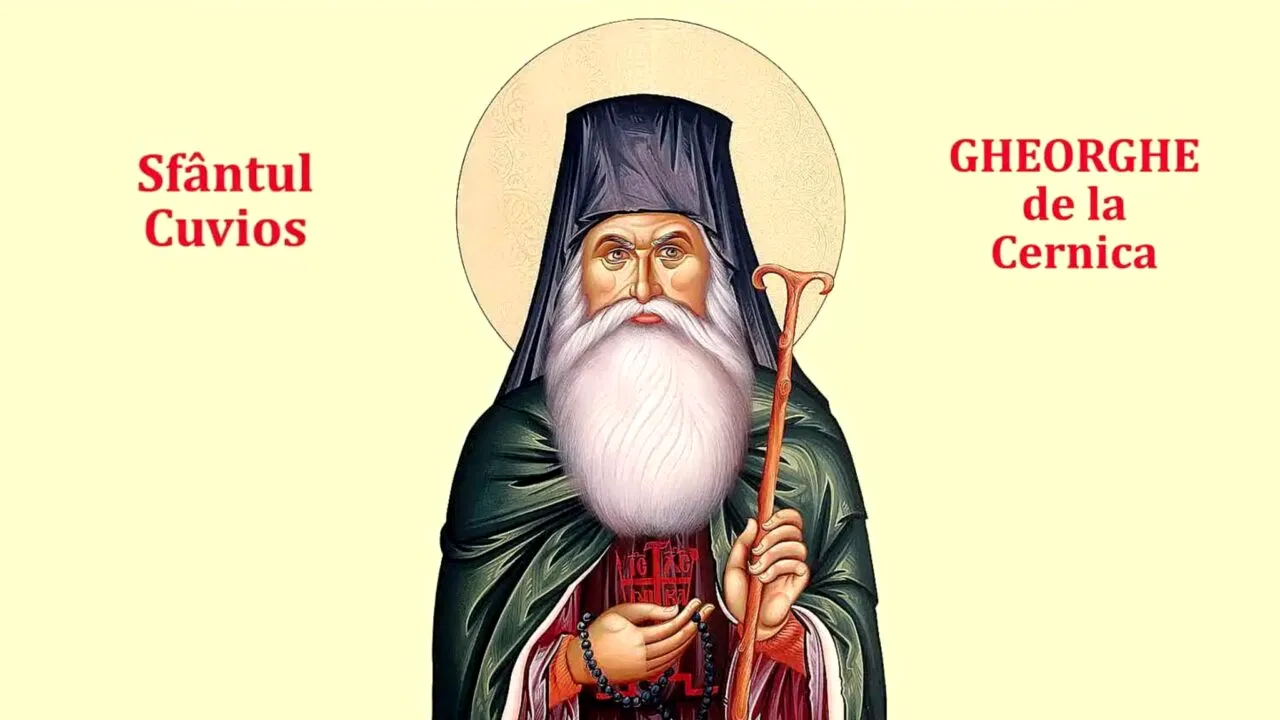 Sfântul Cuvios Gheorghe de la Cernica, pomenit la 3 decembrie în calendarul ortodox
