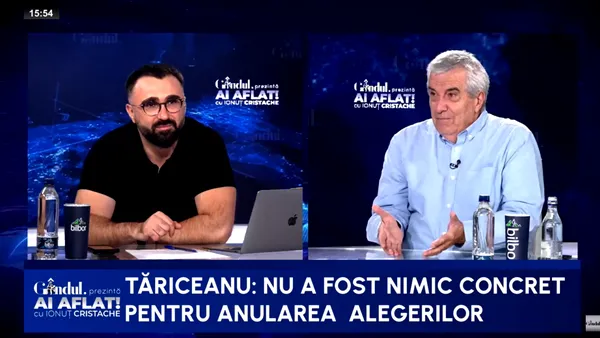 Călin Popescu Tăriceanu:”Sistemul l-a validat, SISTEMUL ni l-a propus”