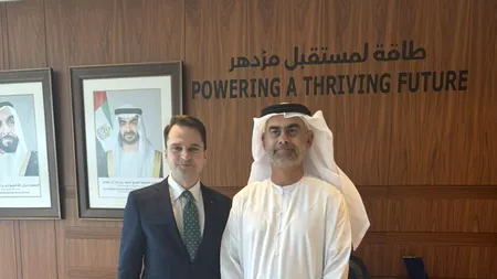 Sebastian Burduja, discuții cu oficialii din Emiratele Arabe Unite privind Hidroelectrica și MASDAR: România are cel mai atractiv mix energetic din UE