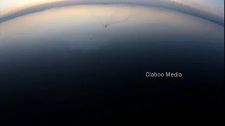 Imaginile de la locul accidentului de elicopter, filmate de o dronă deasupra lacului Siutghiol