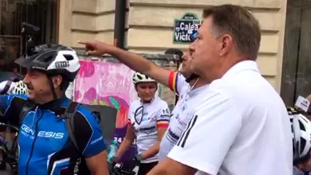 Klaus Iohannis  marșul bicicliștilor Pedalăm pentru România București
