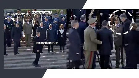 Nicolae Ciucă pune supărarea mai PRESUS de funcție. Șeful Senatului l-a lăsat pe Marcel Ciolacu să discute cu militarii. Imaginile spun totul