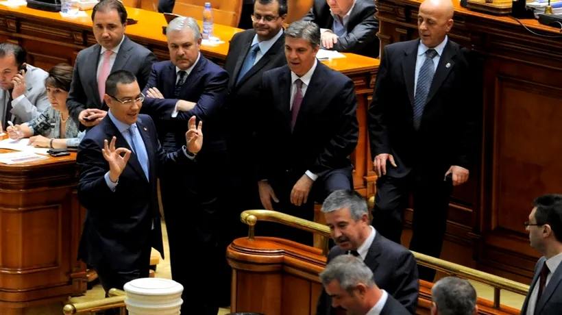 Ponta: Zeci de moțiuni au fost depuse împotriva Guvernului în 25 de ani, dar numai două au trecut