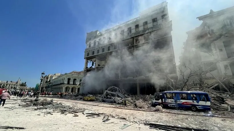 Minim 8 morți, în Cuba, după ce un hotel a fost distrus de o explozie gigantică. Jurnalist CNN: Martorii spun că a fost ca o bombă