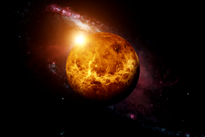Planeta Venus în prezent, considerată și „geamănul rău al Pământului”. Sursa Foto: Shutterstock 