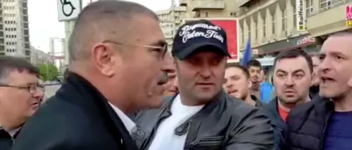 Dialog aprins între un deputat PSD și manifestanți după mitingul social-democraților la Iași. Protestatar: „Băi, slugă proastă - VIDEO
