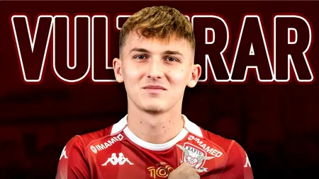 Rapid a făcut un nou TRANSFER! Cătălin Vulturar a semnat până în 2028