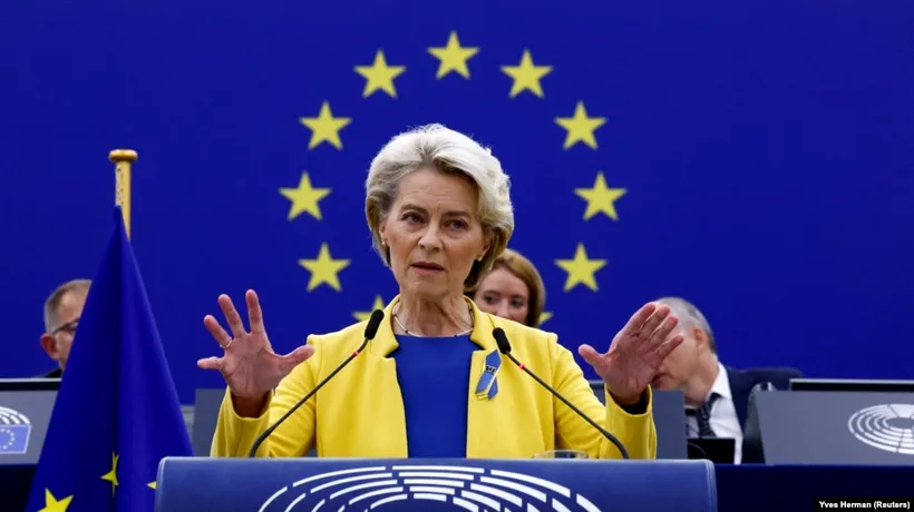 Președinta Comisiei Europene, Ursula von der Leyen: Solidaritatea Europei cu Ucraina rămâne de nezdruncinat. Putin „va eșua”