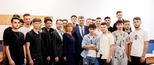 VIDEO | Marcel Ciolacu a deschis noul an școlar la Colegiul Tehnic Anghel Saligny din București. Premierul promovează sistemul dual de învățământ