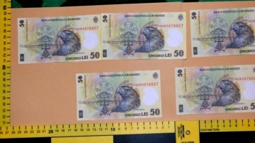 Polițiștii brăileni au prins un bărbat care folosea imprimanta fiicei sale pentru a printa bancnote