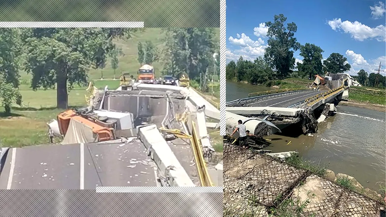 Ministerul Dezvoltării dispune verificări în cazul podului de la Luțca: „Lucrările la acest pod nu sunt finalizate și recepționate. Nu putea fi dat în folosință”