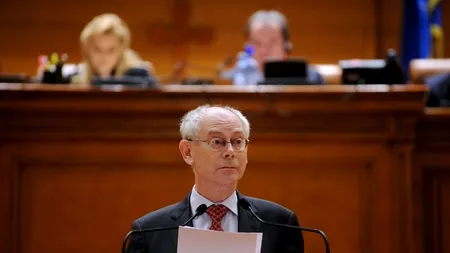 INDIFERENȚĂ. 70 la sută dintre parlamentarii români AU CHIULIT de la discursul președintelui Uniunii Europene VIDEO