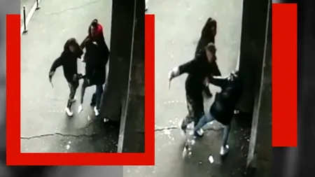 VIDEO | O femeie a fost ÎNJUNGHIATĂ în plină stradă, în fața Gării de Nord! Agresorul l-a rănit și pe unul dintre polițiștii ajunși la fața locului