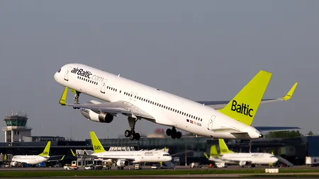 airBaltic a lansat zboruri între București și Riga