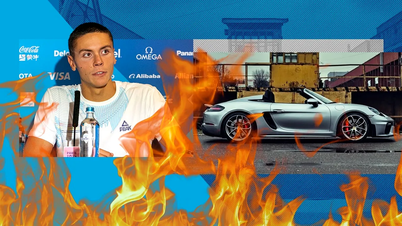 David Popovici a cerut ordin de protecție după ce un vecin a vrut să-i dea foc la bolidul de 150.000 de euro