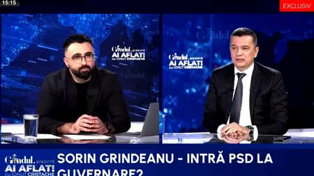 Sorin Grindeanu: Nu excludem să dăm noi premierul. Toate soluțiile sunt pe masă. PSD-ul este primul partid din Parlament
