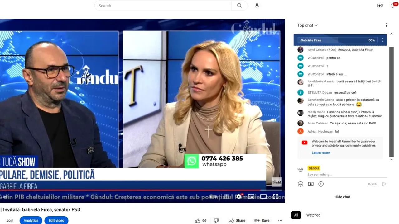 POLL Marius Tucă Show: „Dacă mâine ar fi alegeri locale, pe cine ați vota la Primăria Capitalei?”