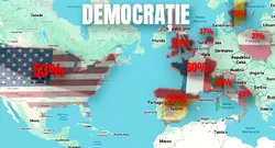 Aproape JUMĂTATE dintre OCCIDENTALI cred că DEMOCRAȚIA NU MAI FUNCȚIONEAZĂ. Cetățenii din Europa de vest, Marea Britanie și SUA nu se mai simt reprezentați de propriile guverne, arată un amplu studiu Ipsos, publicat de Politico