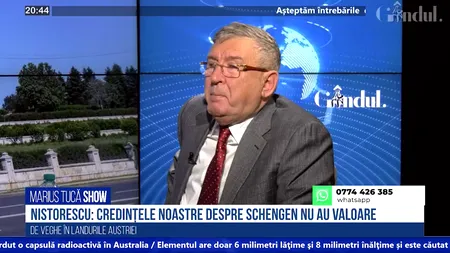 VIDEO | Cornel Nistorescu, jurnalist: „Credințele noastre despre Schengen nu au valoare. Nu știm care erau consecințele aderării”