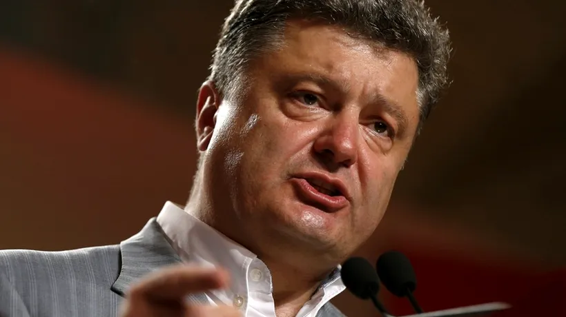 Petro Poroșenko a semnat legea alegerilor locale, nerecunoscută de militanții separatiști din Donețk