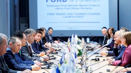 VIDEO | Marcel Ciolacu, după ce a testat noul model Ford Courier: „Mașina poate rivaliza cu orice model produs în altă fabrică a lumii”