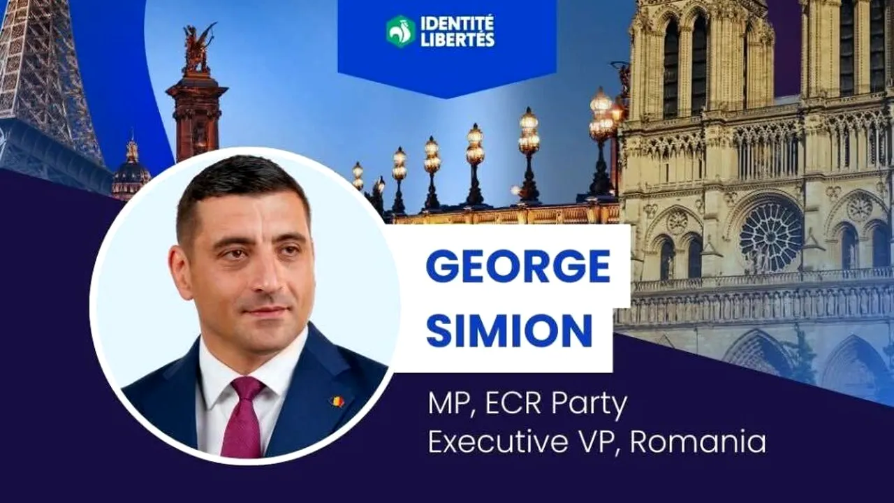 Ce face George Simion la Paris, unde merge la invitația europarlamentarului Marion Maréchal din Grupul Conservatorilor și Reformiștilor Europeni