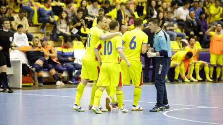 România, două goluri în ultimele patru secunde ale meciului cu Finlanda, în preliminariile CE de Futsal din 2018. Partida s-a terminat la egalitate: 5-5
