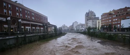 Noi INUNDAȚII în Spania. Regiunile Málaga și Valencia, cele mai afectate