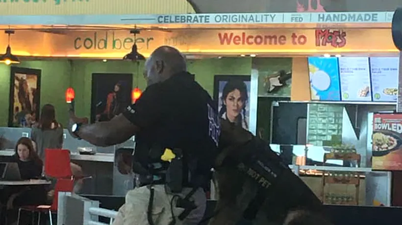 GALERIE FOTO | Imaginile emoționante care au cucerit internetul! L-a văzut în aeroport făcându-și selfie-uri împreună cu câinele lui căruia i le arăta după. Reacția bărbatului i-a surprins pe toți